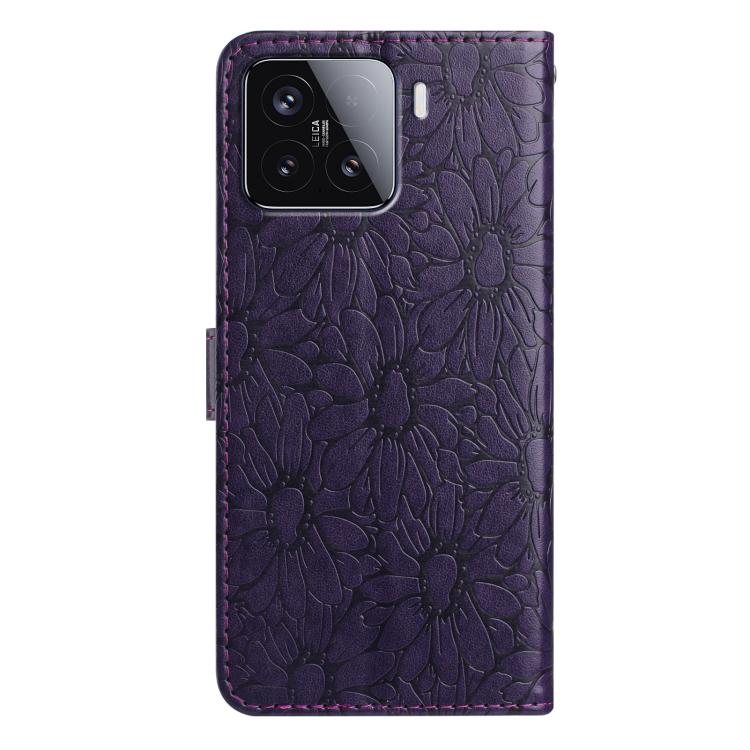 For Xiaomi 15T 5G Daisy Embossed Leather Phone Case