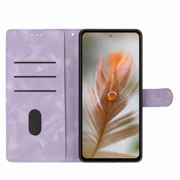 For Xiaomi 15T Pro 5G Skin Feel Embossed Feather Leather Phone Case