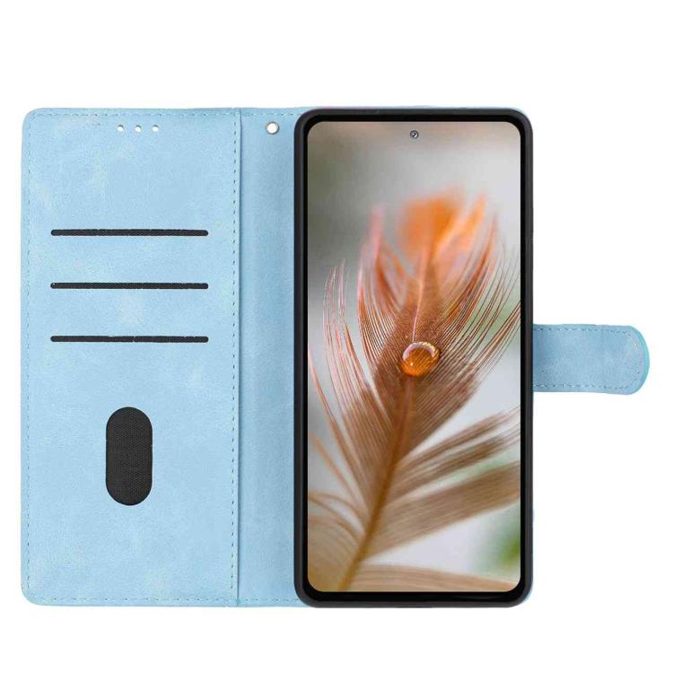 For Xiaomi 15T 5G Skin Feel Embossed Feather Leather Phone Case