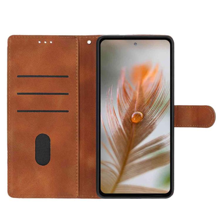 For Xiaomi 15T 5G Skin Feel Embossed Feather Leather Phone Case