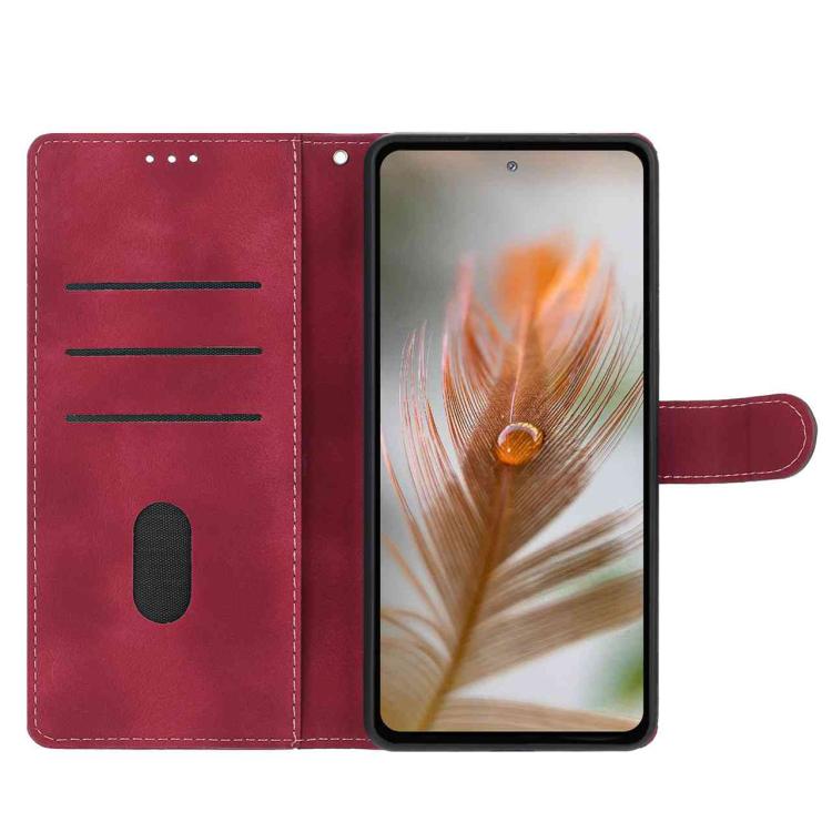 For Xiaomi 15T 5G Skin Feel Embossed Feather Leather Phone Case