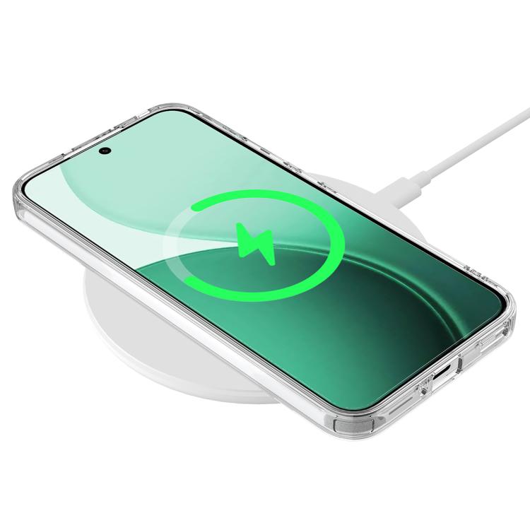 For OPPO Reno14 Pro 5G Global MagSafe Clear Acrylic PC Hybrid TPU Phone Case - Transparent