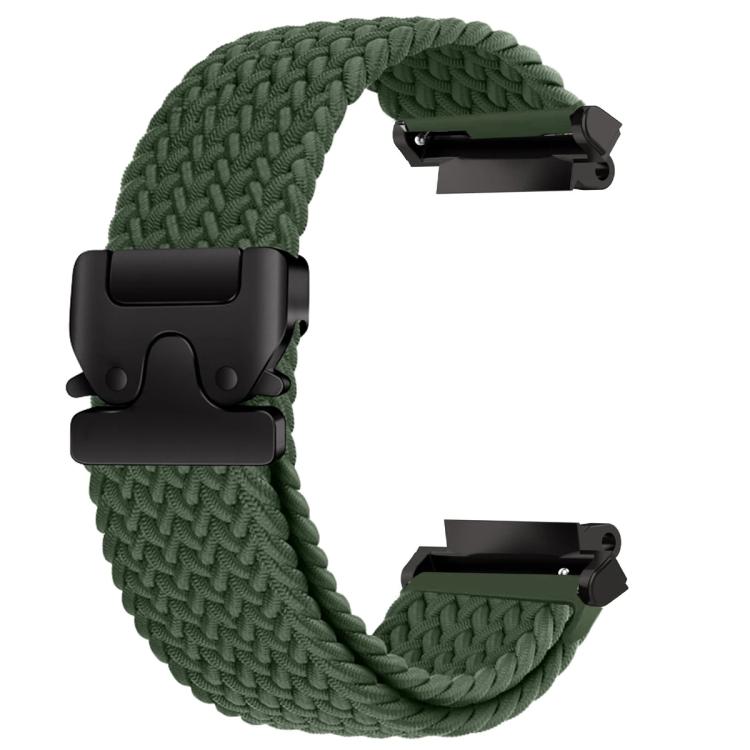 For  Amazfit T-Rex 2 Parachute Snap Buckle Braided Watch Band