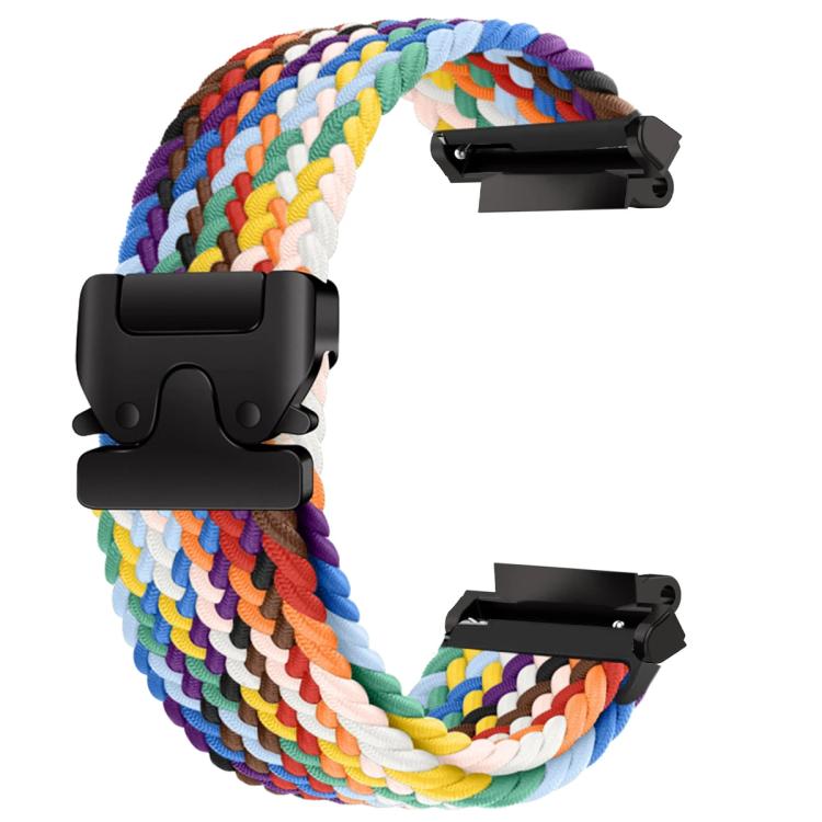 For  Amazfit T-Rex 2 Parachute Snap Buckle Braided Watch Band