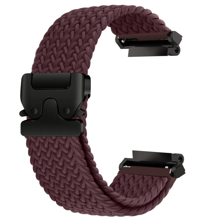 For  Amazfit T-Rex 2 Parachute Snap Buckle Braided Watch Band