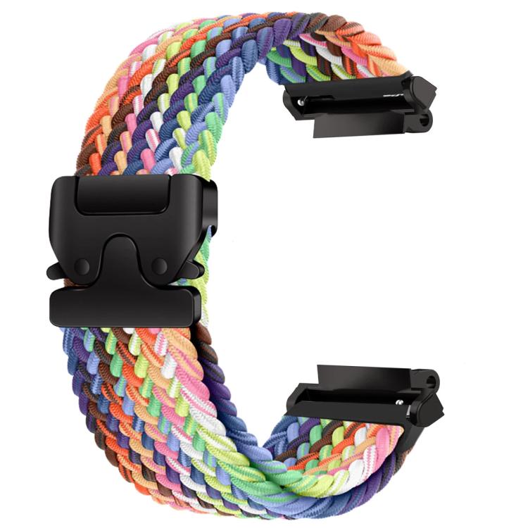 For Amazfit T-Rex Pro Parachute Snap Buckle Braided Watch Band