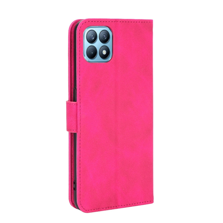 For OPPO Reno4 SE Solid Color Skin Feel Magnetic Buckle Horizontal Flip Calf Texture PU Leather Case with Holder & Card Slots & Wallet