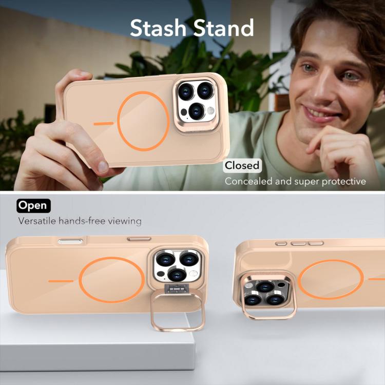 For iPhone 16 Pro Max Bright Color Imitation Camera Bracket Magsafe Phone Case