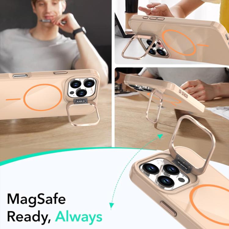 For iPhone 16 Pro Max Bright Color Imitation Camera Bracket Magsafe Phone Case