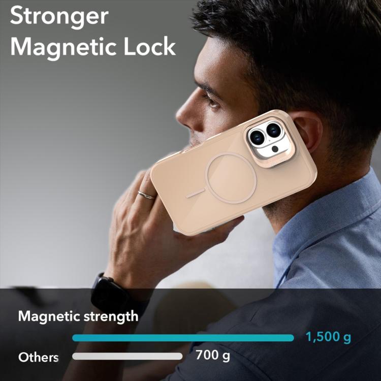 For iPhone 16 Bright Color Imitation Camera Bracket Magsafe Phone Case