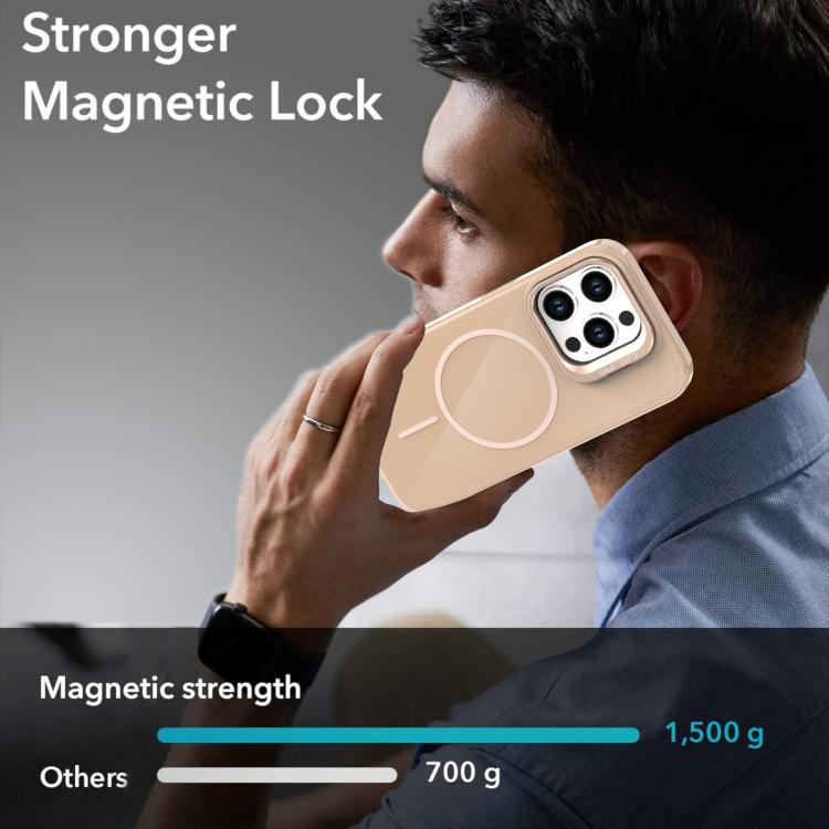 For iPhone 15 Pro Bright Color Imitation Camera Bracket Magsafe Phone Case
