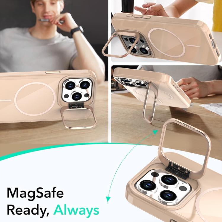 For iPhone 14 Pro Bright Color Imitation Camera Bracket Magsafe Phone Case