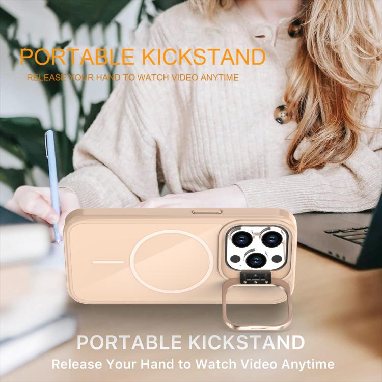 For iPhone 14 Pro Bright Color Imitation Camera Bracket Magsafe Phone Case