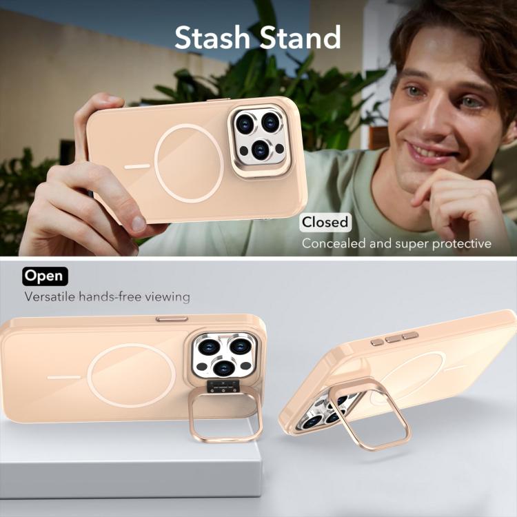 For iPhone 14 Pro Max Bright Color Imitation Camera Bracket Magsafe Phone Case