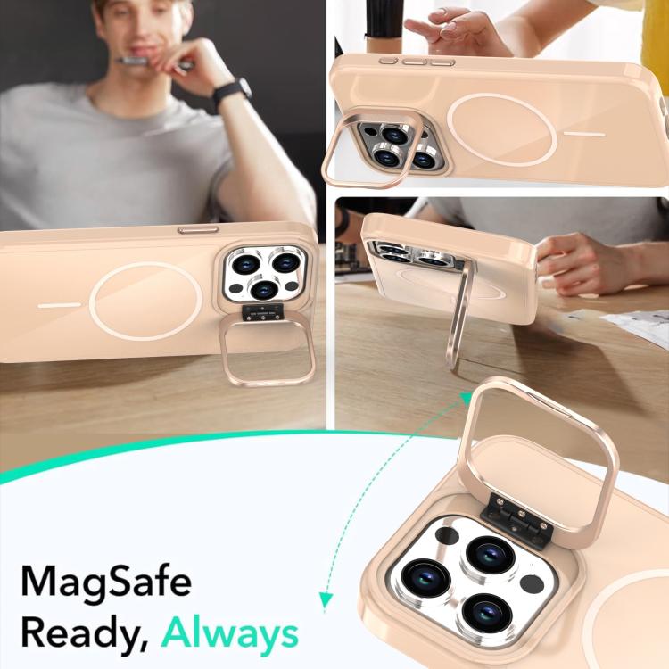 For iPhone 14 Pro Max Bright Color Imitation Camera Bracket Magsafe Phone Case