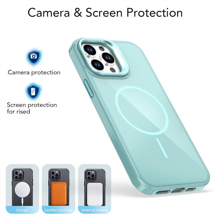 For iPhone 13 Pro Max Bright Color Imitation Camera Bracket Magsafe Phone Case