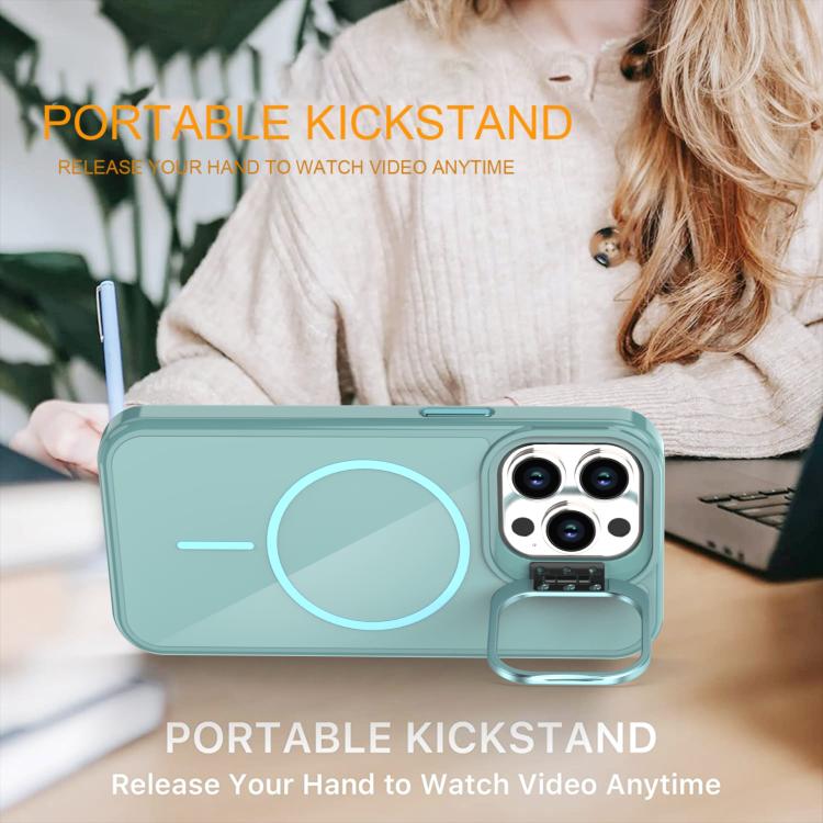 For iPhone 13 Pro Bright Color Imitation Camera Bracket Magsafe Phone Case