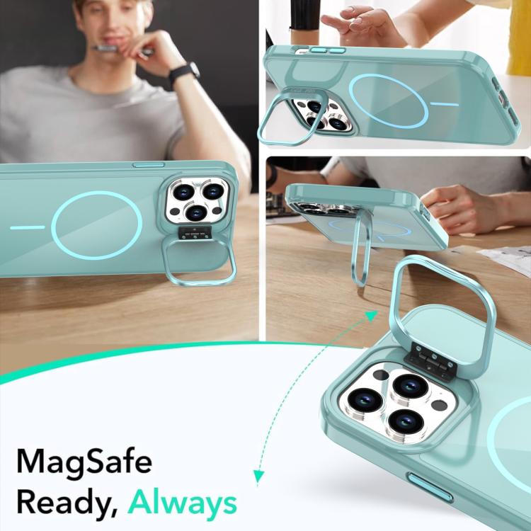 For iPhone 12 Pro Max Bright Color Imitation Camera Bracket Magsafe Phone Case