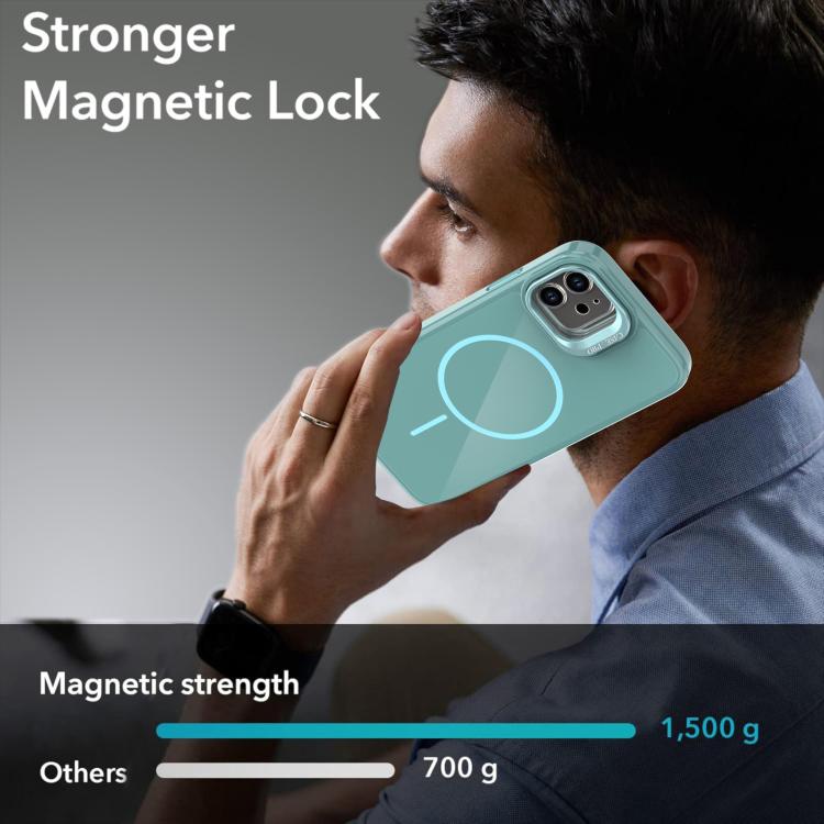 For iPhone 11 Bright Color Imitation Camera Bracket Magsafe Phone Case
