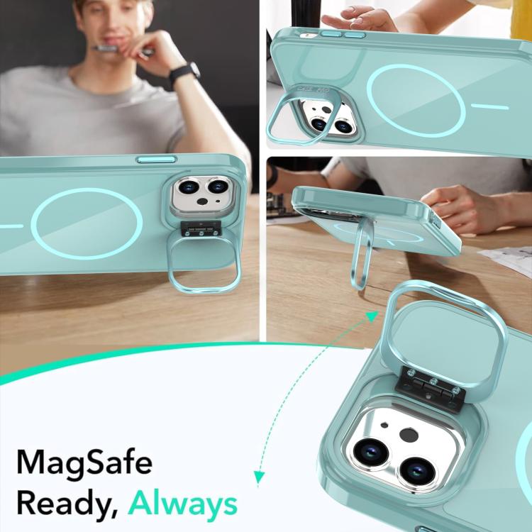 For iPhone 11 Bright Color Imitation Camera Bracket Magsafe Phone Case