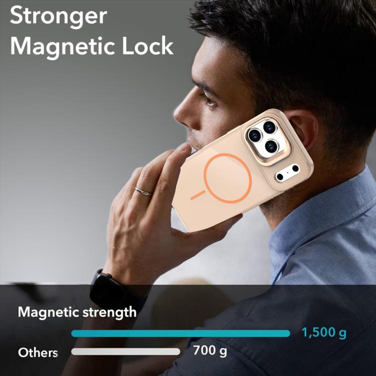 For iPhone 17 Pro Bright Color Imitation Camera Bracket Magsafe Phone Case