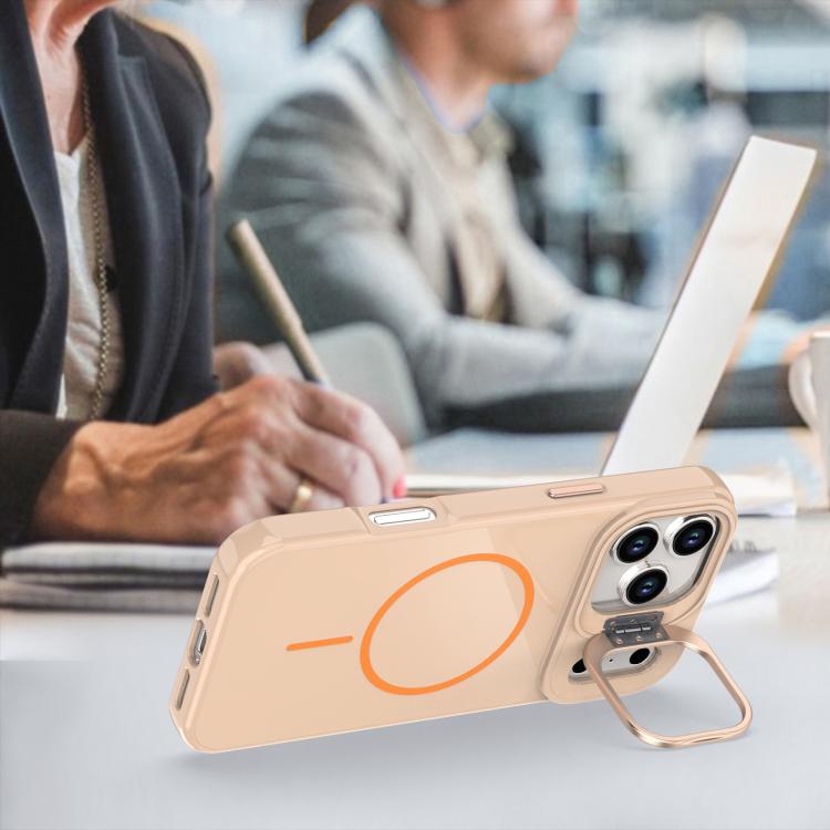 For iPhone 17 Pro Bright Color Imitation Camera Bracket Magsafe Phone Case