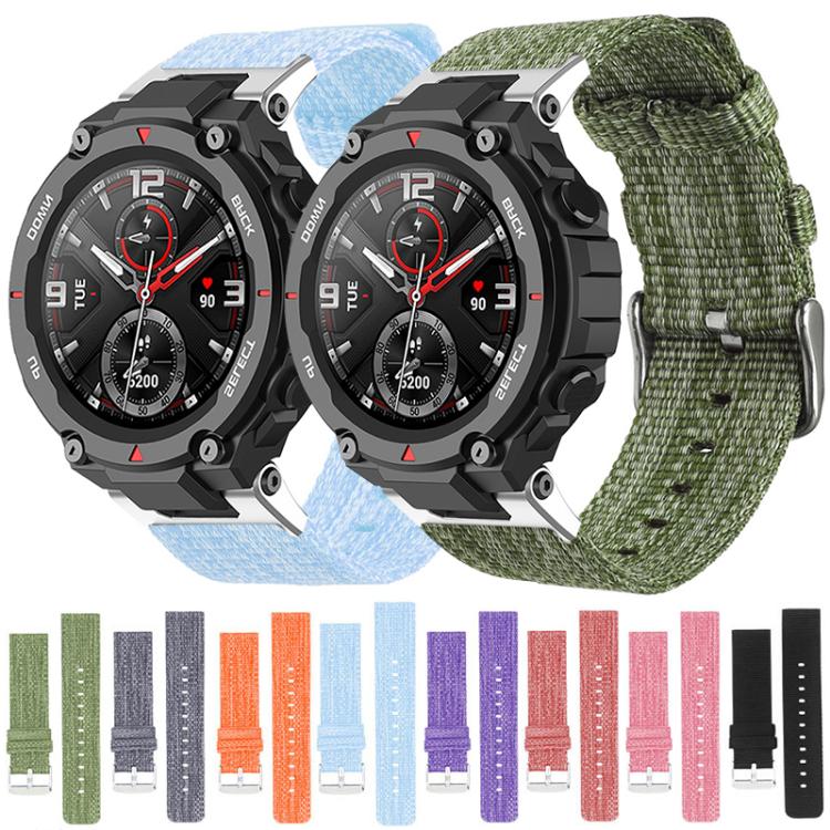 For Amazfit T-Rex 3 xDfind Nylon Canvas Watch Band