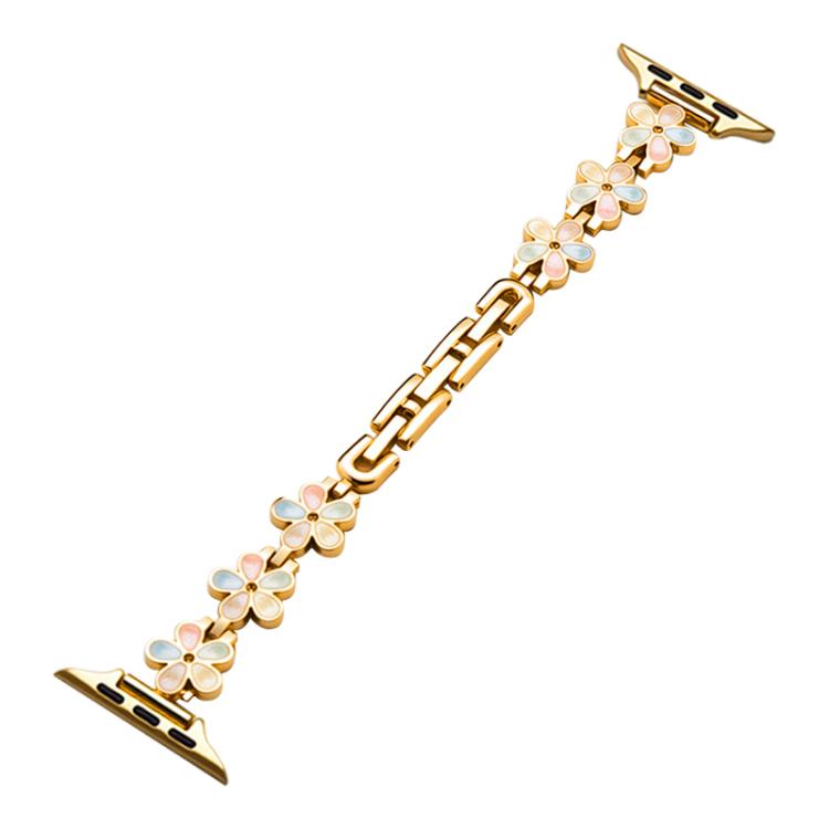 For Apple Watch 42 / 44 / 45 / 46 / 49mm xDfind Sun Petal Metal Watch Band