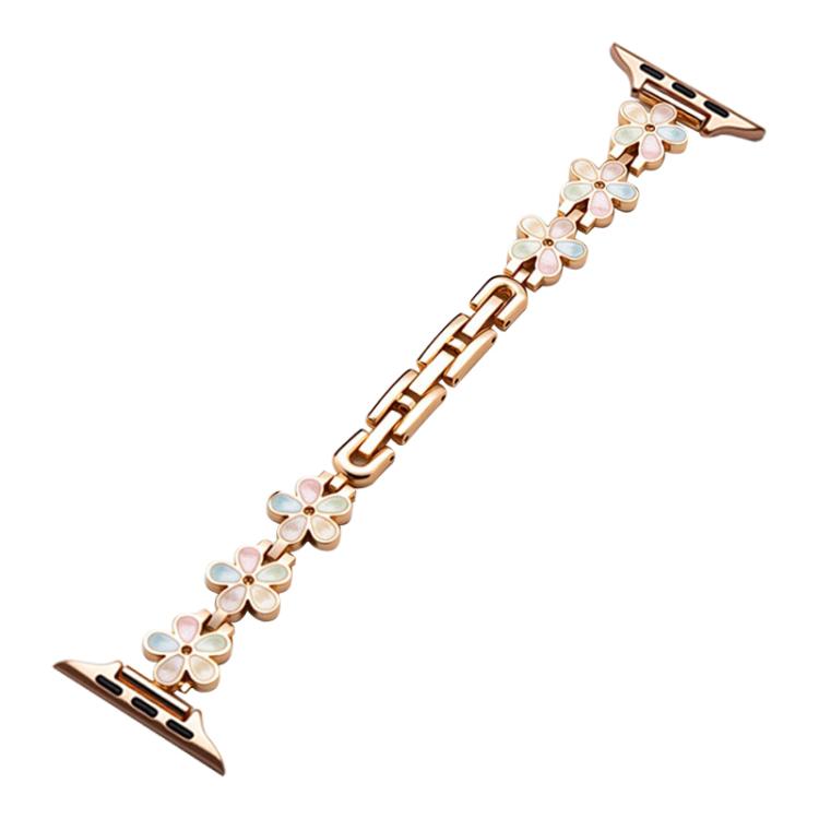 For Apple Watch 42 / 44 / 45 / 46 / 49mm xDfind Sun Petal Metal Watch Band