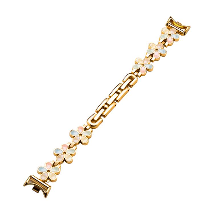 For Xiaomi Smart Band 10 / 9 / 8 xDfind Sun Petal Metal Watch Band