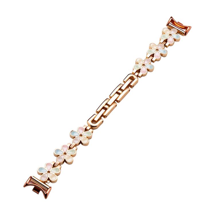 For Xiaomi Smart Band 10 / 9 / 8 xDfind Sun Petal Metal Watch Band