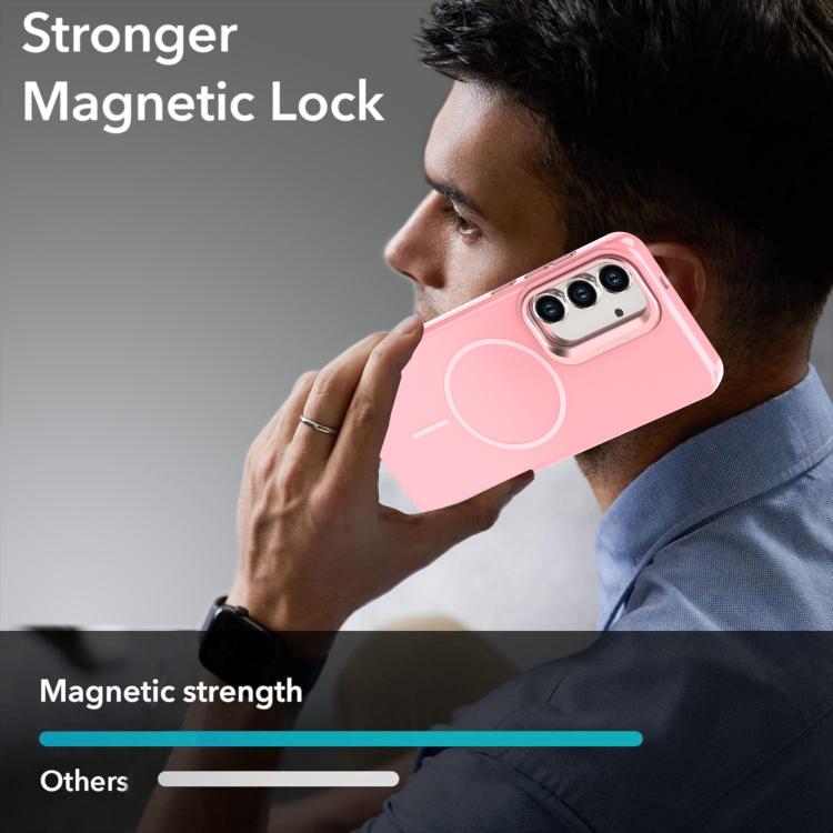 For Samsung Galaxy S25 FE 5G Bright Color Imitation Camera Bracket Magsafe Phone Case