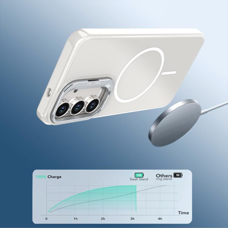 For Samsung Galaxy S25 FE 5G Bright Color Imitation Camera Bracket Magsafe Phone Case