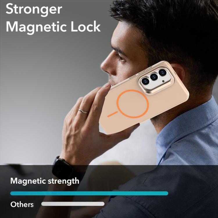 For Samsung Galaxy S25 FE 5G Bright Color Imitation Camera Bracket Magsafe Phone Case