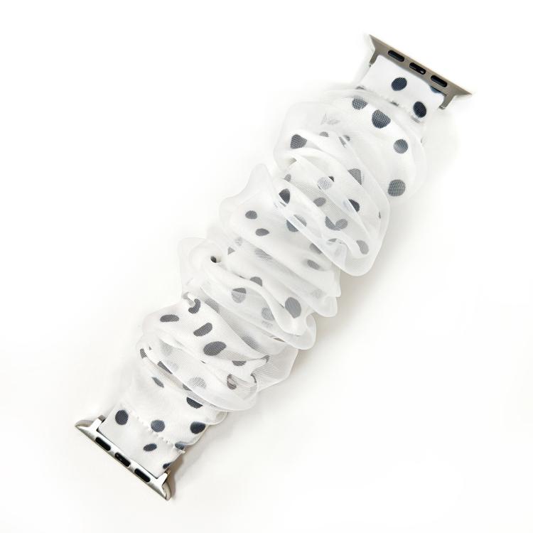 For Apple Watch 42 / 44 / 45 / 46 / 49mm xDfind Polyester Hybrid Organza Double Layer Watch Band