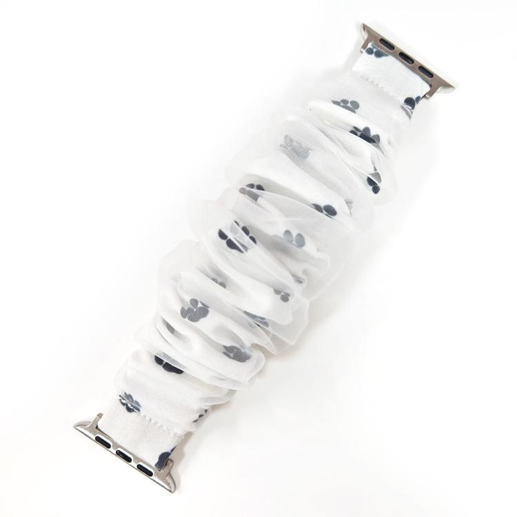 For Apple Watch 42 / 44 / 45 / 46 / 49mm xDfind Polyester Hybrid Organza Double Layer Watch Band