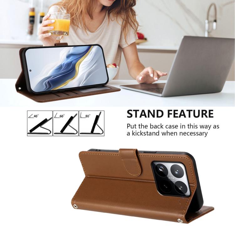 For Xiaomi 15T 5G Embossed Heart Cat Leather Phone Case with Hand Strap