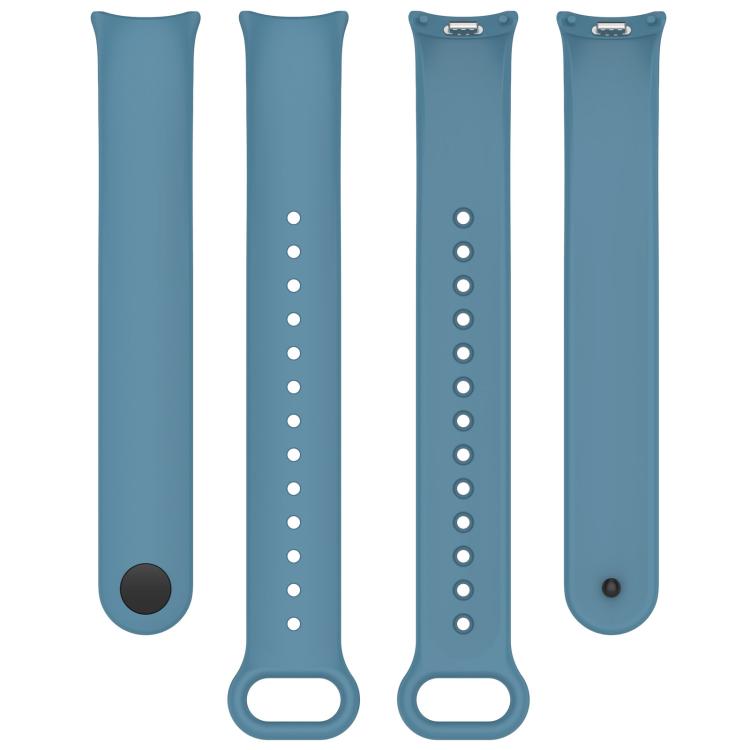 For Xiaomi Smart Band 10 / 10 NFC Solid Color Silicone Watch Band with 3D Curved Film