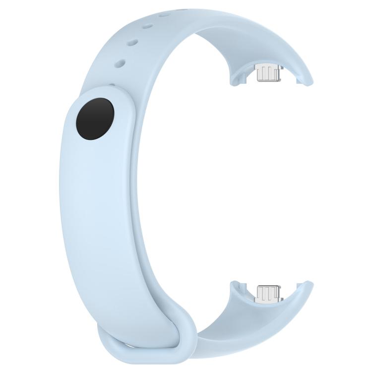 For Xiaomi Smart Band 10 / 10 NFC Solid Color Silicone Watch Band with 3D Curved Film