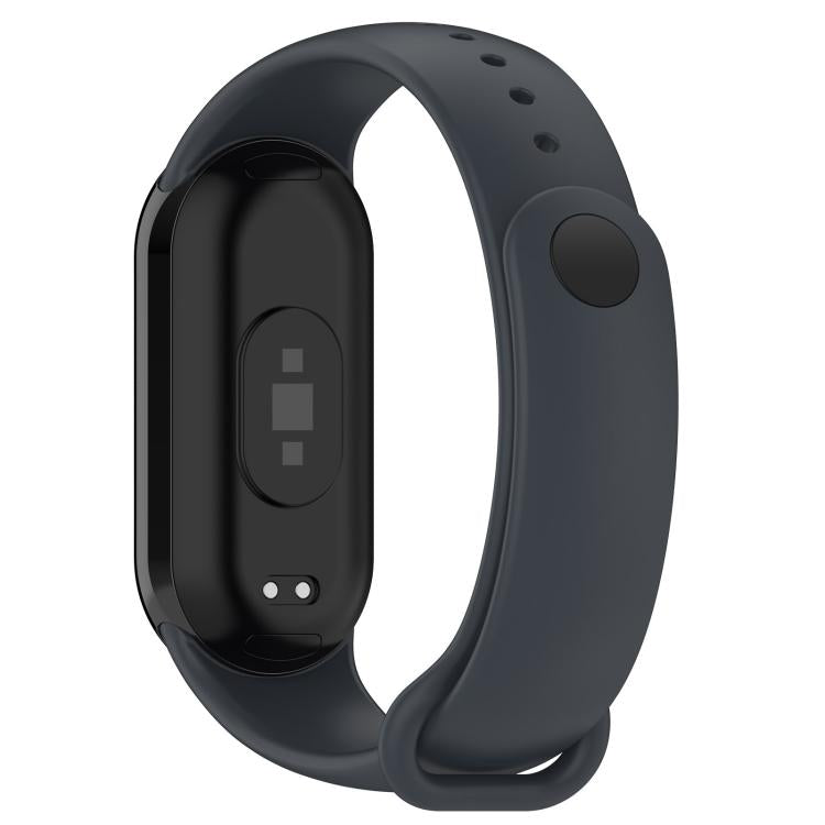 For Xiaomi Smart Band 9 / 9 NFC Solid Color Silicone Watch Band with 3D Curved Film