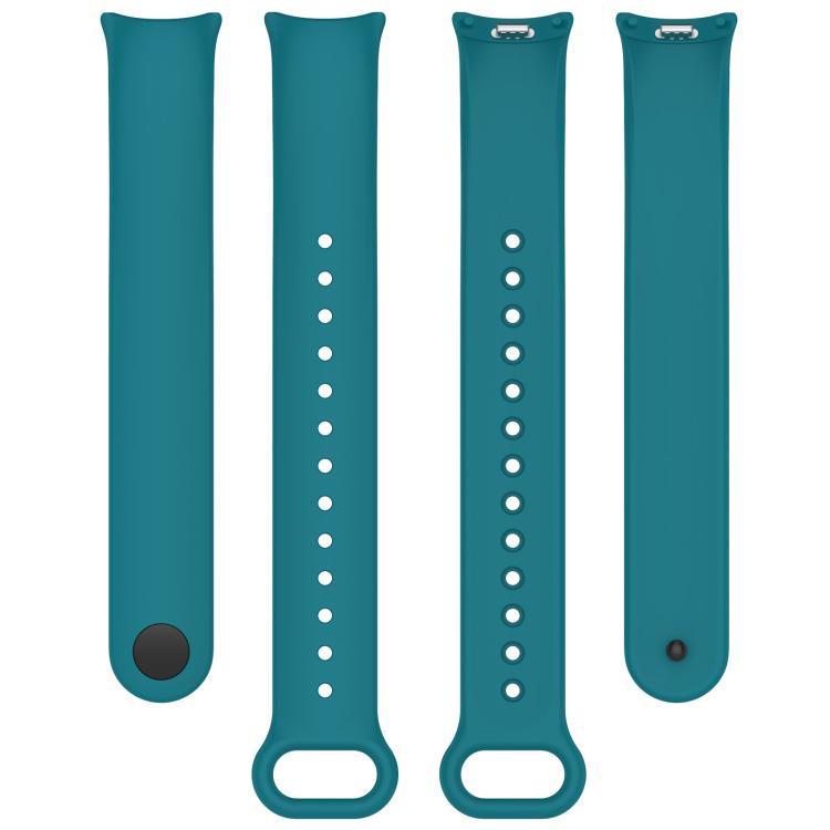 For Xiaomi Smart Band 9 / 9 NFC Solid Color Silicone Watch Band with 3D Curved Film