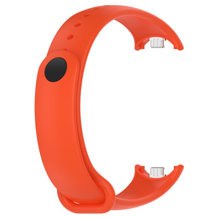 For Xiaomi Smart Band 9 / 9 NFC Solid Color Silicone Watch Band with 3D Curved Film