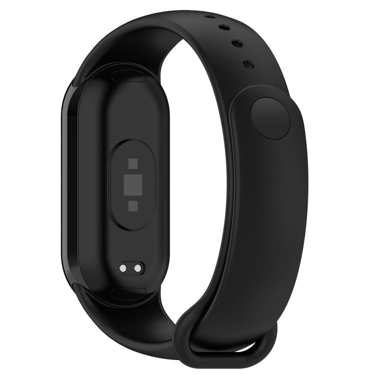 For Xiaomi Smart Band 9 / 9 NFC Solid Color Silicone Watch Band with 3D Curved Film
