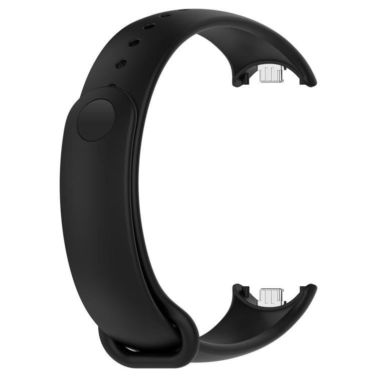 For Xiaomi Smart Band 9 / 9 NFC Solid Color Silicone Watch Band with 3D Curved Film