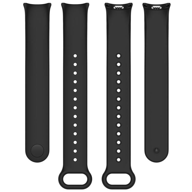 For Xiaomi Smart Band 9 / 9 NFC Solid Color Silicone Watch Band with 3D Curved Film