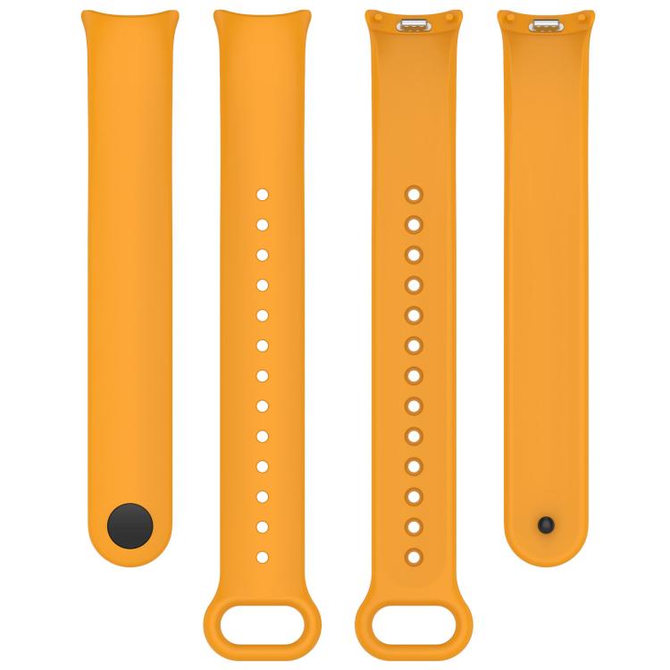 For Xiaomi Smart Band 9 / 9 NFC Solid Color Silicone Watch Band with 3D Curved Film