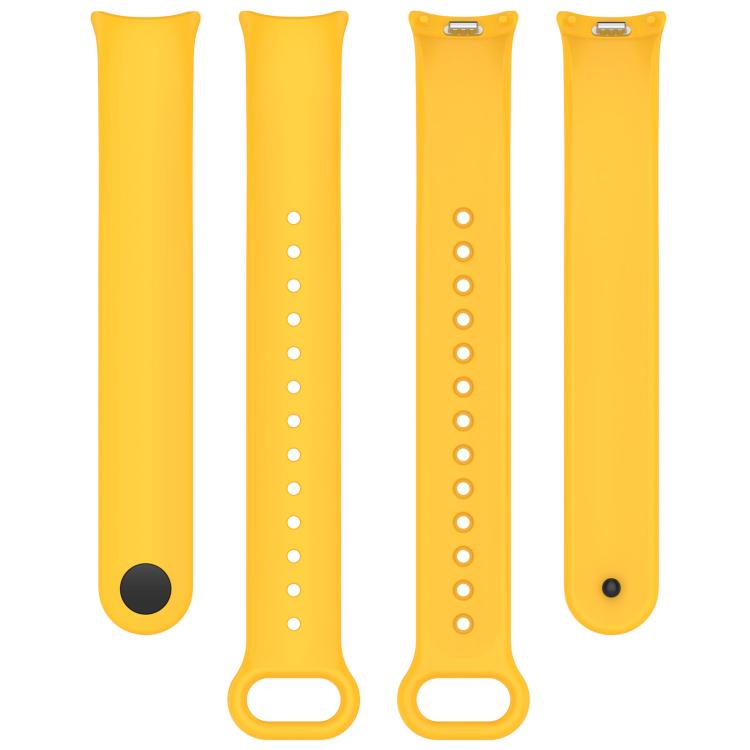 For Xiaomi Smart Band 9 / 9 NFC Solid Color Silicone Watch Band with 3D Curved Film
