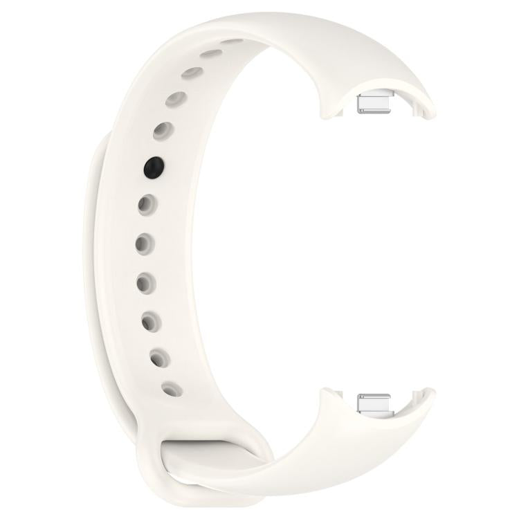 For Xiaomi Smart Band 9 / 9 NFC Solid Color Silicone Watch Band with 3D Curved Film