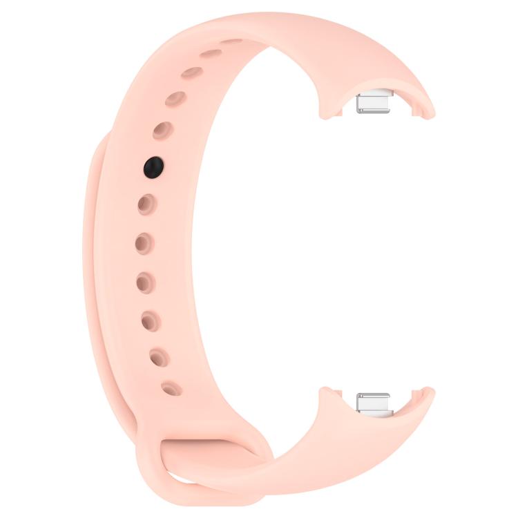 For Xiaomi Smart Band 9 / 9 NFC Solid Color Silicone Watch Band with 3D Curved Film