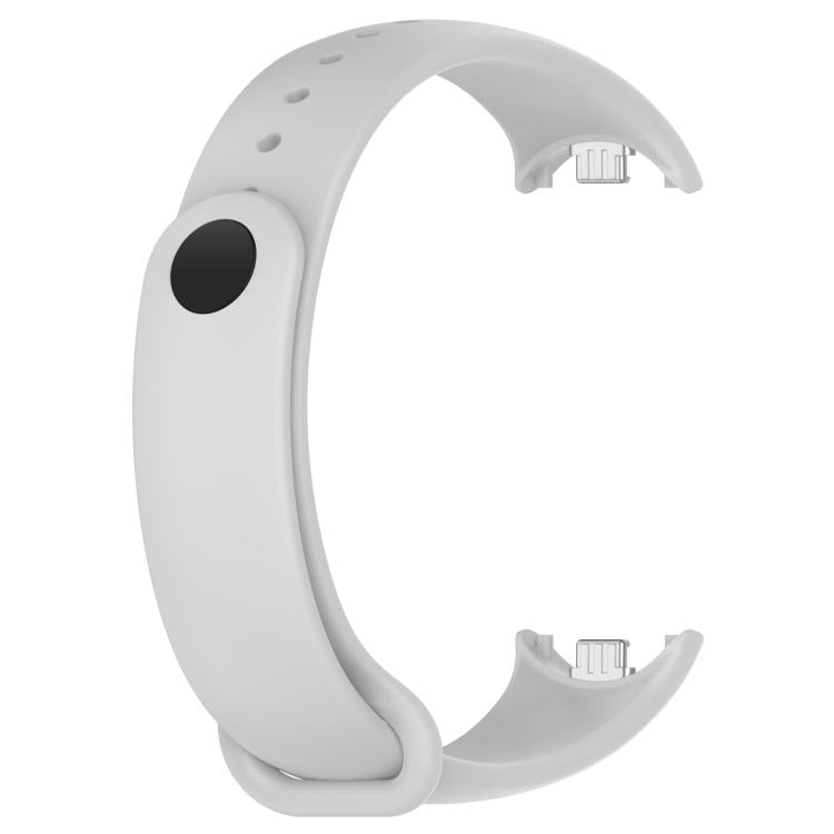 For Xiaomi Smart Band 9 / 9 NFC Solid Color Silicone Watch Band with 3D Curved Film